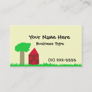 Tree and House Business Card