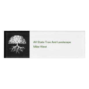 Tree And Landscaping Service Employee Name Tags