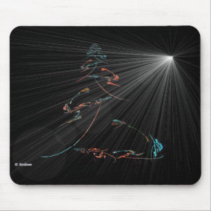 Tree and the Night Star Mouse Pad