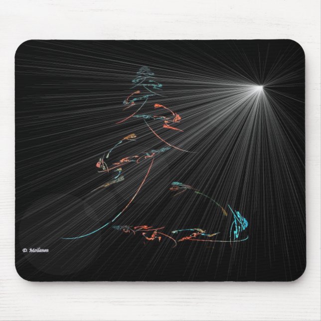 Tree and the Night Star Mouse Pad (Front)