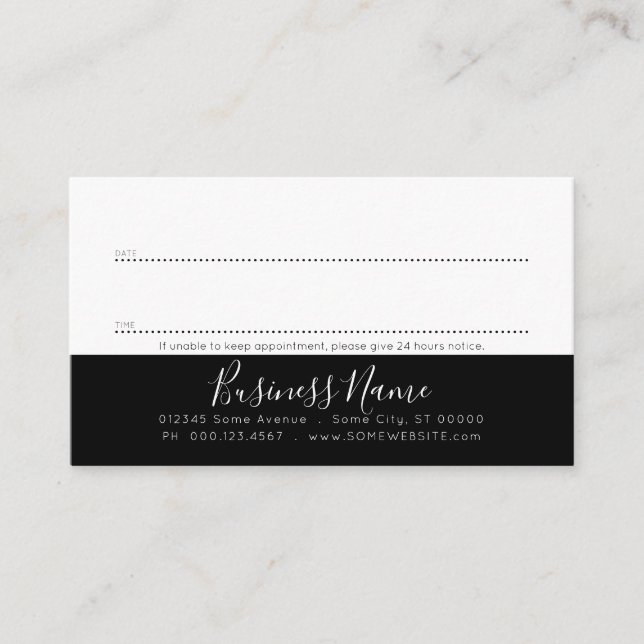 tree appointment card (Front)