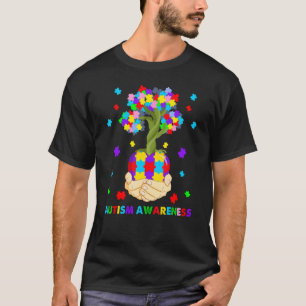 Tree Autism Awareness Month Funny Heart Autism Awa T-Shirt