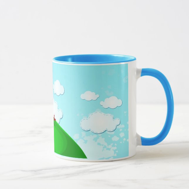 Tree background, mug (Right)
