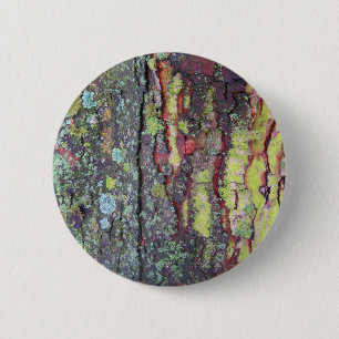 Tree Bark 6 Cm Round Badge