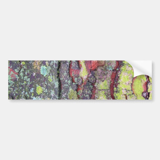 Tree Bark Bumper Sticker (Front)