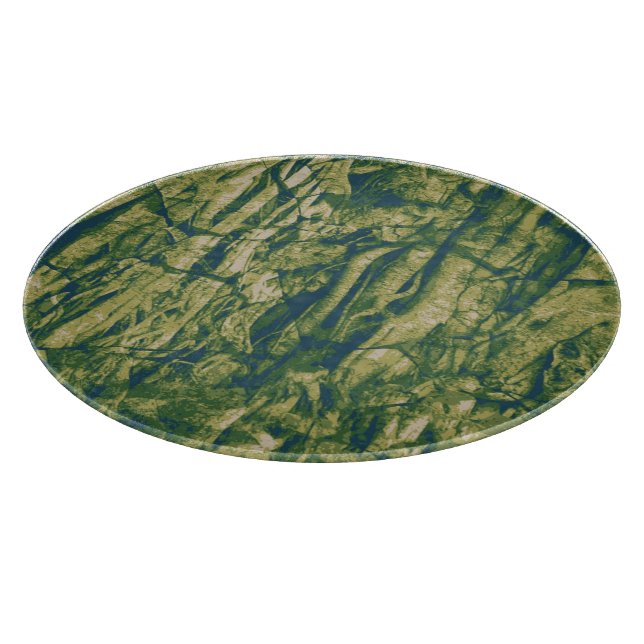 Tree bark camouflage pattern cutting board (Corner)
