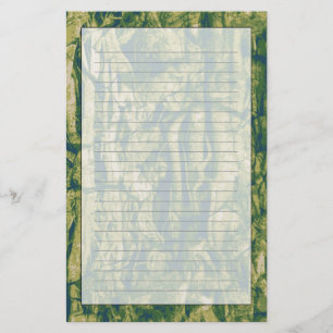 Tree bark camouflage pattern stationery