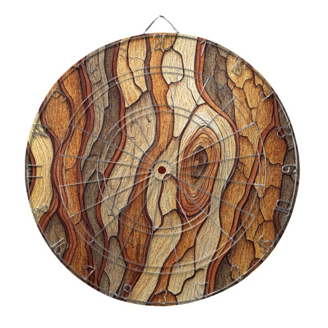 Tree Bark Dartboard (Front)