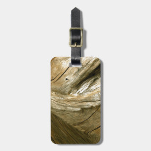 TREE BARK DETAIL LUGGAGE TAG