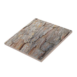 Tree Bark Fall Autumn Patterns Ceramic Tile
