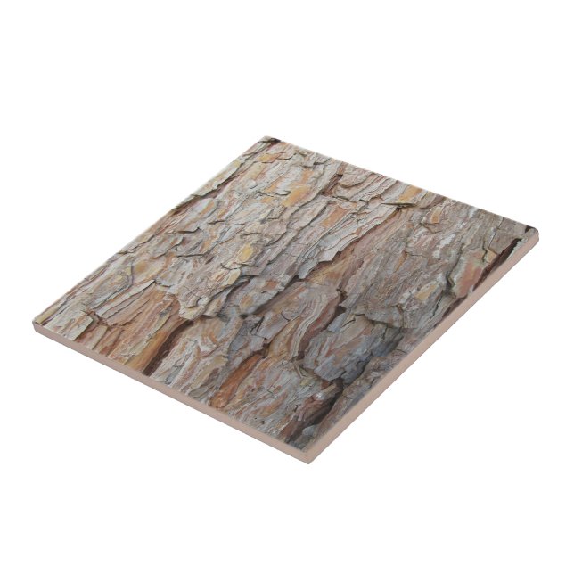 Tree Bark Fall Autumn Patterns Ceramic Tile (Side)