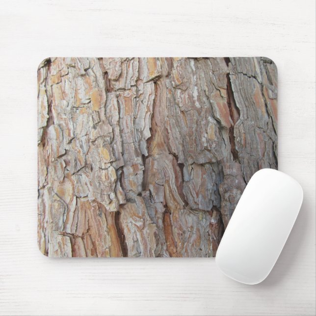 Tree Bark Fall Autumn Patterns Mouse Pad (With Mouse)