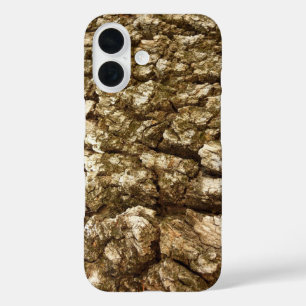 Tree Bark II Natural Textured Design iPhone 16 Case