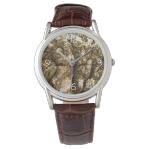Tree Bark II Natural Textured Design Watch