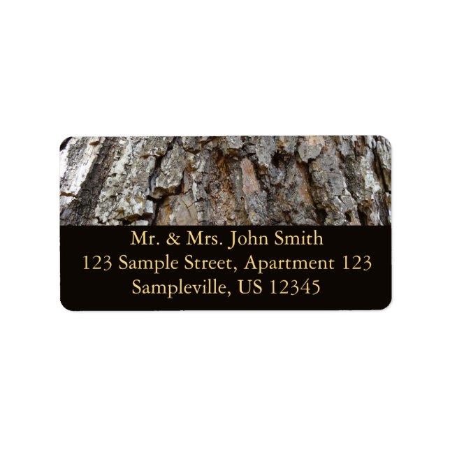 Tree Bark IV Label (Front)