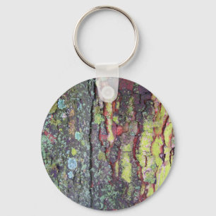 Tree Bark Key Ring