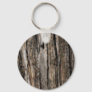 Tree Bark Key Ring