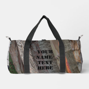 Tree Bark Nature Inspired Duffle Bag