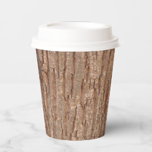 tree bark paper cups