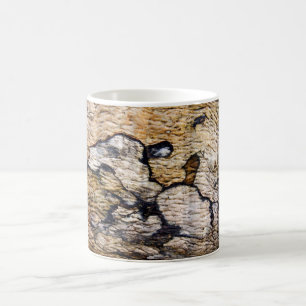 Tree bark pattern coffee mug