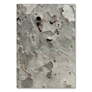Tree bark pattern table number