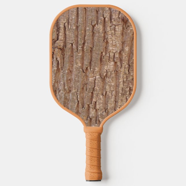 tree bark pickleball paddle (Front)