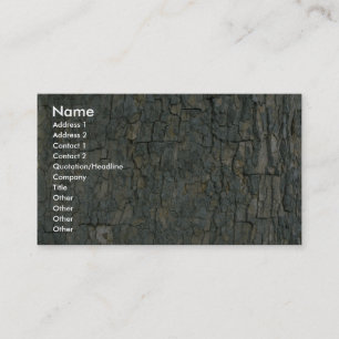 Tree bark texture business card