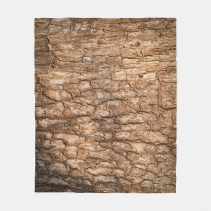 Tree bark texture, natural wood background. fleece blanket