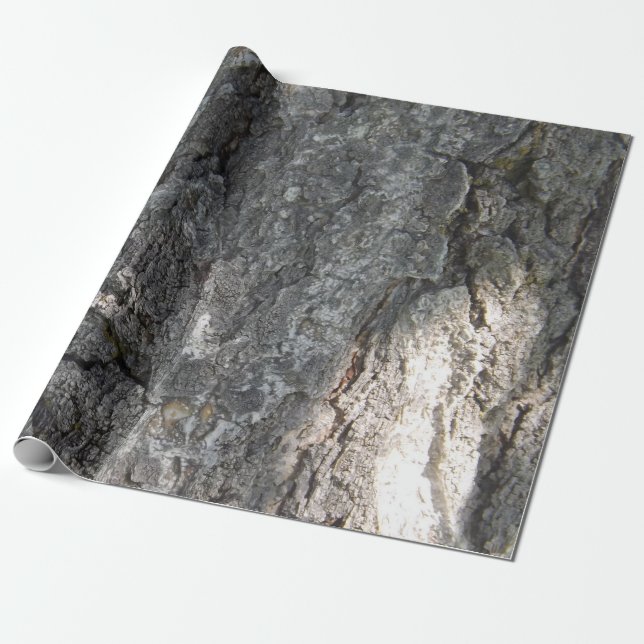 Tree Bark Wrapping Paper (Unrolled)