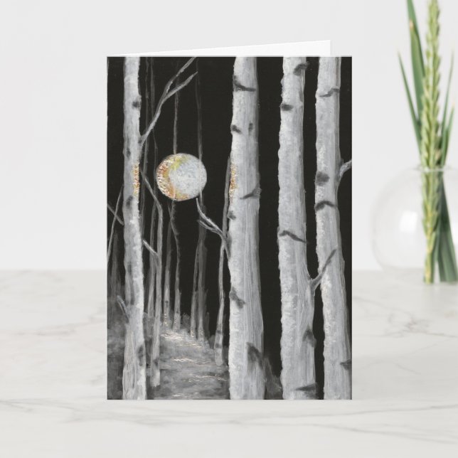 Tree Blank Greeting Card (Front)