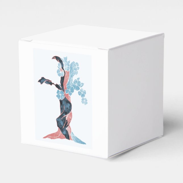 Tree Blossom Favour Box (Front Side)
