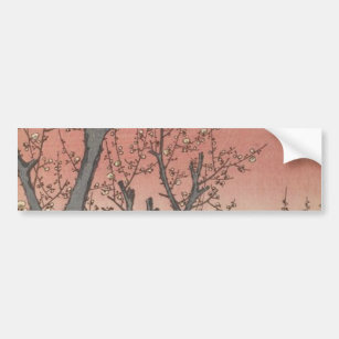Tree Blossoms Plum Garden Japanese Bumper Sticker