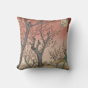 Tree Blossoms Plum Garden Japanese Cushion