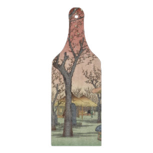 Tree Blossoms Plum Garden Japanese Cutting Board