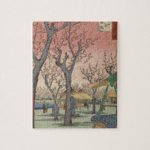 Tree Blossoms Plum Garden Japanese Jigsaw Puzzle