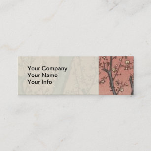 Tree Blossoms Plum Garden Japanese Mini Business Card