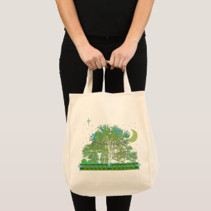 Tree Blues Tote Bag