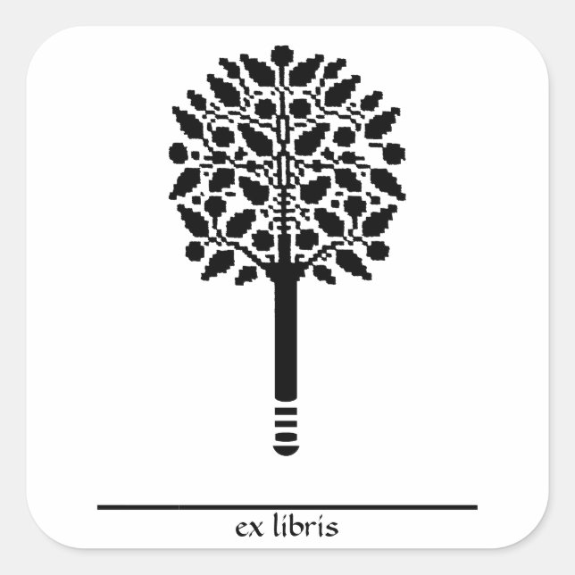 Tree Bookplate Stickers (Front)