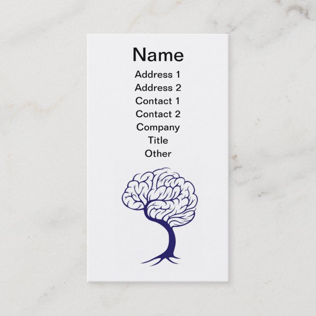 Tree brain business card (Front)