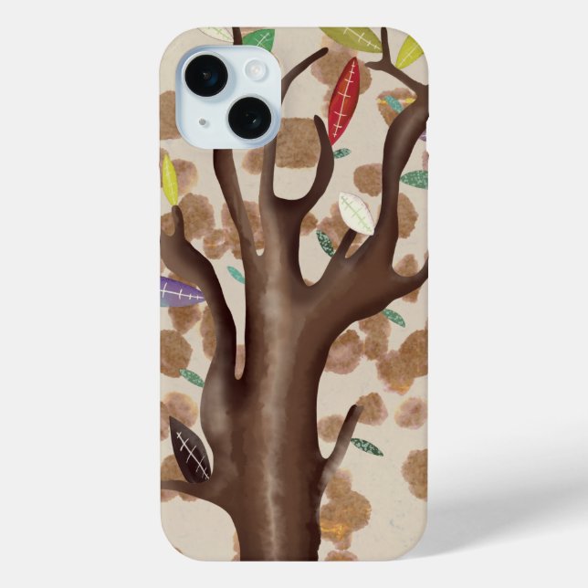 Tree branch colourful leafs Ruth Fitta  Case-Mate  iPhone Case (Back)