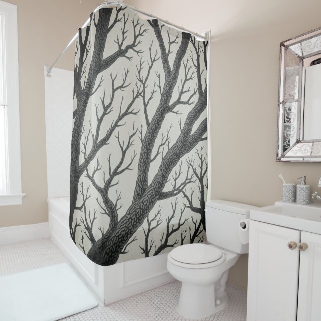  Tree Branch Shower Curtain (In Situ)