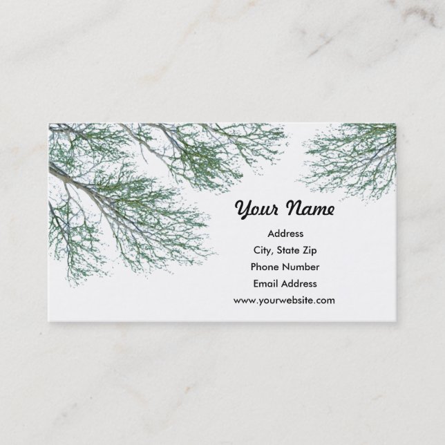 Tree Branches Business Cards (Front)