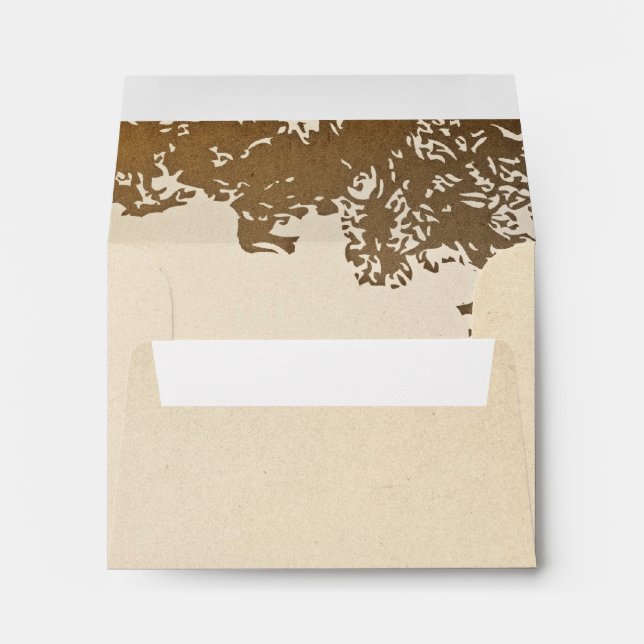 tree branches envelopes for wedding RSVP cards (Back (Bottom))