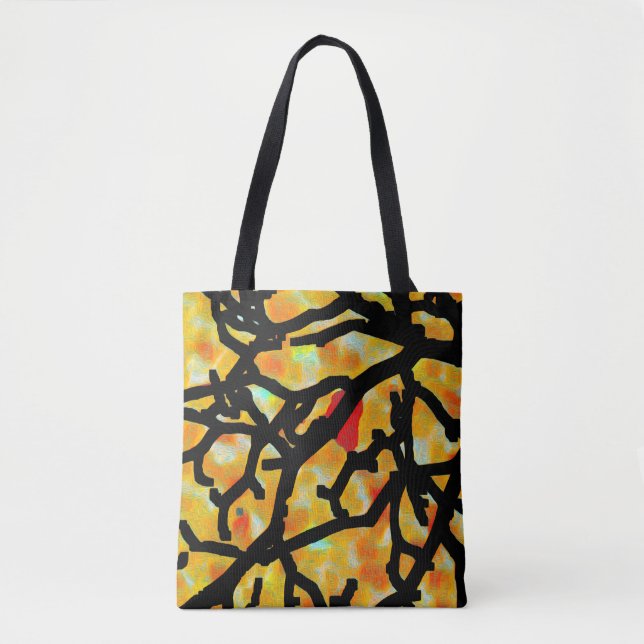 Tree Branches in Autumn Tote Bag (Front)