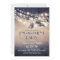 tree branches & string lights engagement party