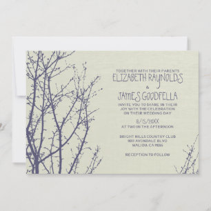 Tree Branches Wedding Invitations