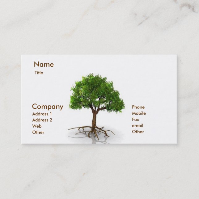 Tree - Business Card (Front)