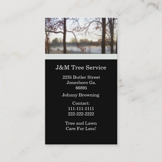 Tree Business Card (Front)