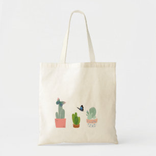 Tree Butterfly Cute Design Tote Bags