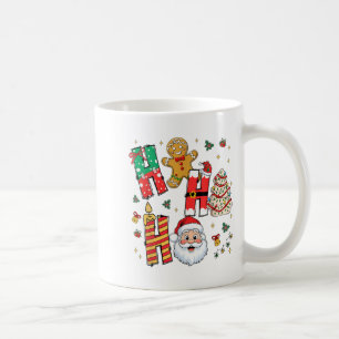 Tree Cake Gingerbread Christmas Ho Ho Funny Santa Coffee Mug